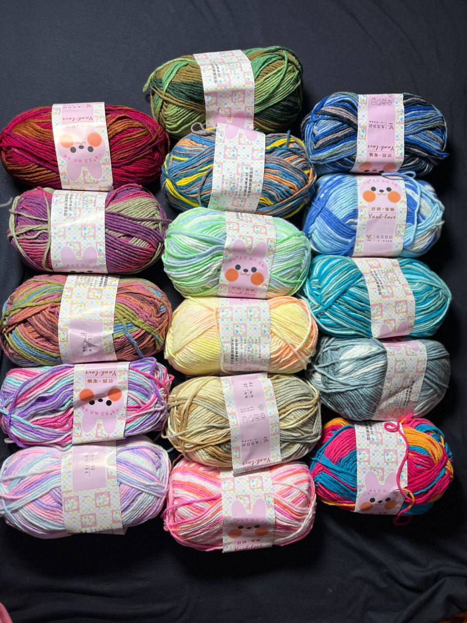 Multicolor yarn